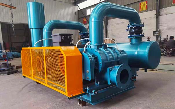 雙級串聯羅茨風機工廠實拍圖